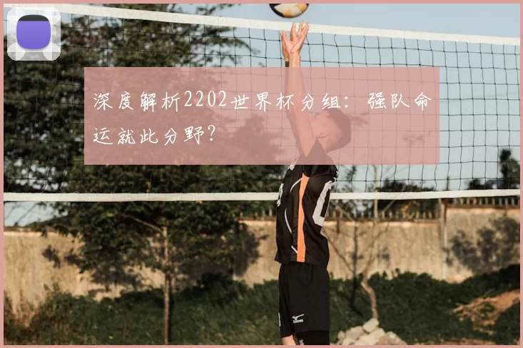 深度解析2202世界杯分组:强队命运就此分野?